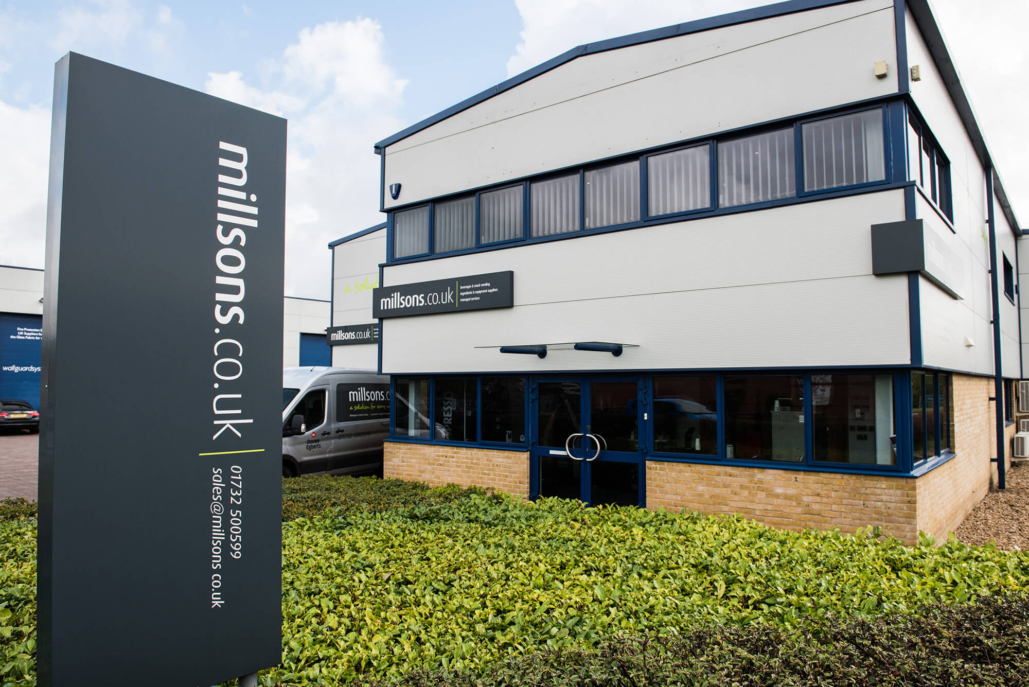Millsons company signage